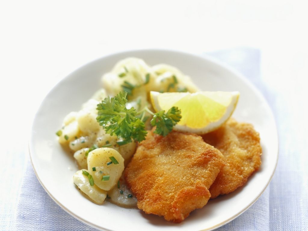 Rezept Wiener Schnitzel mit Kartoffelsalat