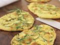Rezept: Zucchini-Pizza mit Fenchel und Estragon