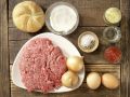 Zutaten für das Rezept: Gefüllte Buletten - smarter