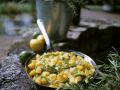 Rezept: Kartoffel-Bohnen-Pfanne mit Zitrone
