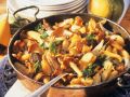 Rezept: Kartoffel-Pfifferlings-Pfanne mit Rinderfilet