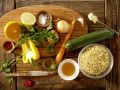 Zutaten für das Rezept: Bunte Weizenpfanne