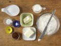 Zutaten für das Rezept: Tannenbäume mit Schokoschnee