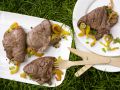 Rezept: Gefüllte Rindfleischtaschen