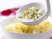 Rezept: Bandnudeln mit Fenchel-Kapern-Sauce