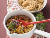 Rezept: Nudeln mit Gemüse-Bolognese