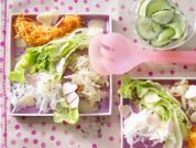 Rezept: Salatplatte mit pikanten Herzen