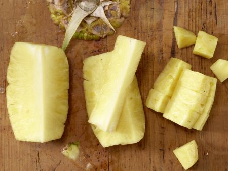 Ananas-Papaya-Smoothie Zubereitung Schritt 3 Ananas-Papaya-Smoothie Zubereitung Schritt 3