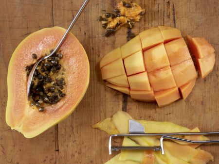 Ananas-Papaya-Smoothie Zubereitung Schritt 4 Ananas-Papaya-Smoothie Zubereitung Schritt 4