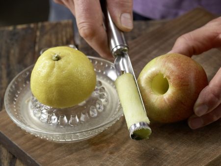 Apfel-Schinken-Burger mit Käse Zubereitung Schritt 1 Apfel-Schinken-Burger mit Käse Zubereitung Schritt 1