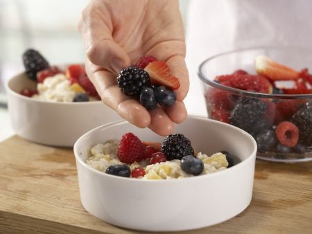Beeren-Porridge Zubereitung Schritt 4 Beeren-Porridge Zubereitung Schritt 4