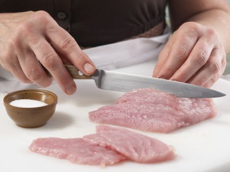 Bohnengemüse mit Schnitzel Zubereitung Schritt 12 Bohnengemüse mit Schnitzel Zubereitung Schritt 12