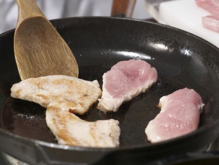 Bohnengemüse mit Schnitzel Zubereitung Schritt 13 Bohnengemüse mit Schnitzel Zubereitung Schritt 13