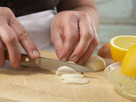 Bohnengemüse mit Schnitzel Zubereitung Schritt 5 Bohnengemüse mit Schnitzel Zubereitung Schritt 5