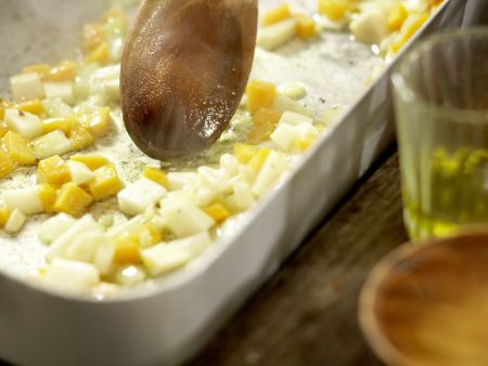 Brathähnchen auf Linsen Zubereitung Schritt 3 Brathähnchen auf Linsen Zubereitung Schritt 3