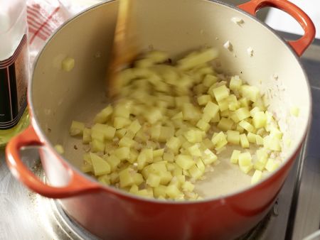 Brunnenkressesuppe Zubereitung Schritt 4 Brunnenkressesuppe Zubereitung Schritt 4