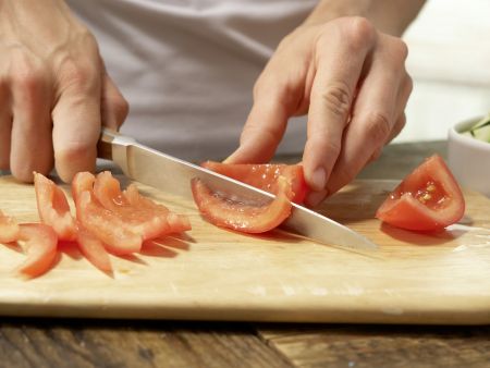Buntes Wok-Gemüse Zubereitung Schritt 1 Buntes Wok-Gemüse Zubereitung Schritt 1