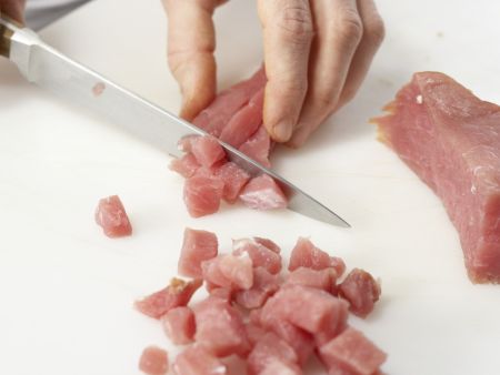 Eintopf mit Möhren, Rucola und Kassler Zubereitung Schritt 2 Eintopf mit Möhren, Rucola und Kassler Zubereitung Schritt 2