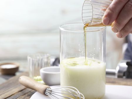 Frisée-Melonen-Salat Zubereitung Schritt 3 Frisée-Melonen-Salat Zubereitung Schritt 3