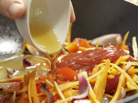 Garnelen süßsauer Zubereitung Schritt 7 Garnelen süßsauer Zubereitung Schritt 7