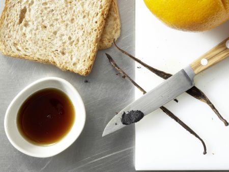 Gebackene Quarktoasts Zubereitung Schritt 1 Gebackene Quarktoasts Zubereitung Schritt 1