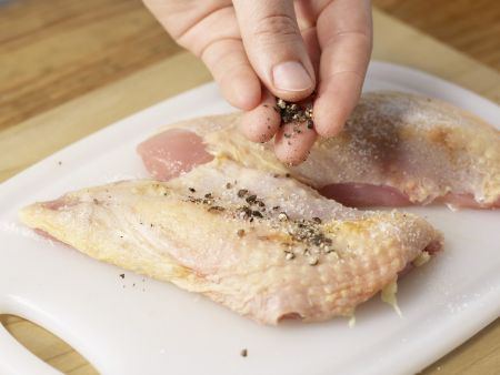 Gebräunte Perlhuhnbrust Zubereitung Schritt 2 Gebräunte Perlhuhnbrust Zubereitung Schritt 2