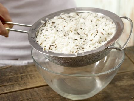 Gebratener Möhrenreis Zubereitung Schritt 6 Gebratener Möhrenreis Zubereitung Schritt 6