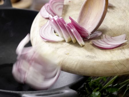 Gebratenes Sauerkraut Zubereitung Schritt 4 Gebratenes Sauerkraut Zubereitung Schritt 4