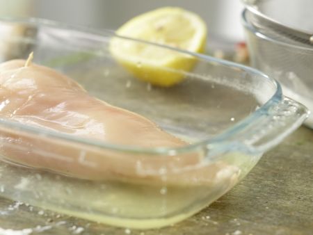 Gefüllte Hähnchenbrust Zubereitung Schritt 8 Gefüllte Hähnchenbrust Zubereitung Schritt 8