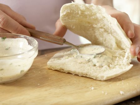Gefülltes Fladenbrot Zubereitung Schritt 3 Gefülltes Fladenbrot Zubereitung Schritt 3