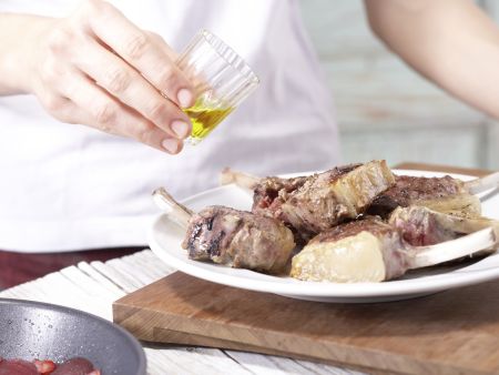 Gegrillte Lammkoteletts Zubereitung Schritt 6 Gegrillte Lammkoteletts Zubereitung Schritt 6