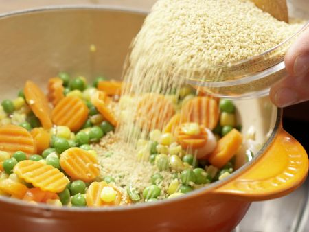 Gemüse-Couscous Zubereitung Schritt 4 Gemüse-Couscous Zubereitung Schritt 4