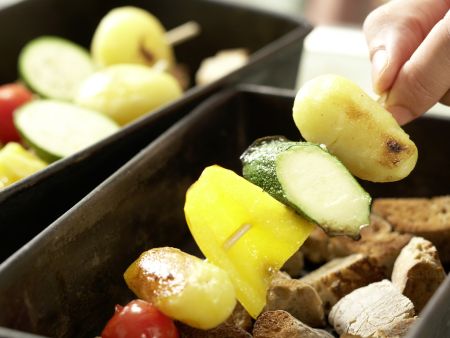 Gemüse-Kebabs Zubereitung Schritt 7 Gemüse-Kebabs Zubereitung Schritt 7