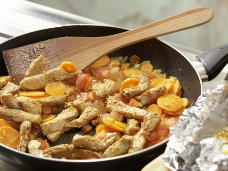 Geschnetzeltes mit Kichererbsen Zubereitung Schritt 9 Geschnetzeltes mit Kichererbsen Zubereitung Schritt 9