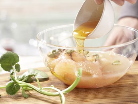Grapefruit-Avocado-Salat Zubereitung Schritt 6 Grapefruit-Avocado-Salat Zubereitung Schritt 6
