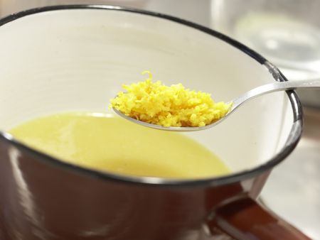 Gratinierte Ananas Zubereitung Schritt 1 Gratinierte Ananas Zubereitung Schritt 1