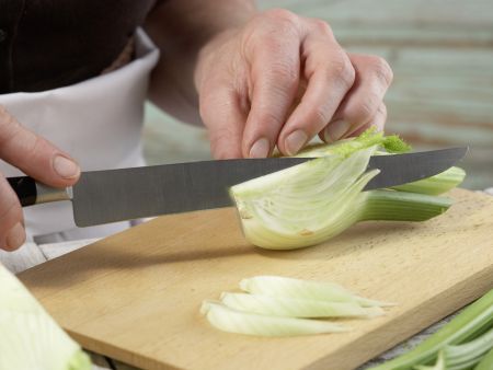 Grünes Gurkengemüse Zubereitung Schritt 2 Grünes Gurkengemüse Zubereitung Schritt 2