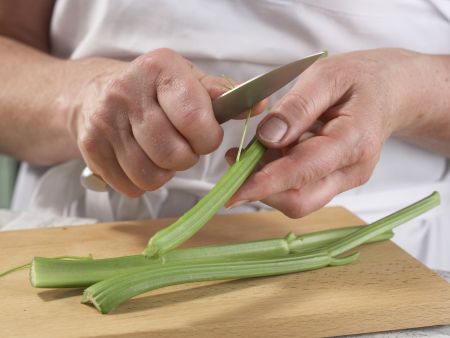 Grünes Gurkengemüse Zubereitung Schritt 3 Grünes Gurkengemüse Zubereitung Schritt 3