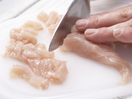 Hähnchengeschnetzeltes Zubereitung Schritt 4 Hähnchengeschnetzeltes Zubereitung Schritt 4