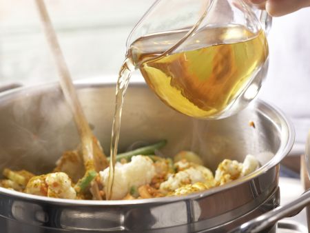 Indisches Gemüse-Curry Zubereitung Schritt 8 Indisches Gemüse-Curry Zubereitung Schritt 8
