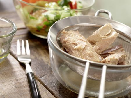 Italienischer Bohnen-Thunfisch-Salat Zubereitung Schritt 7 Italienischer Bohnen-Thunfisch-Salat Zubereitung Schritt 7