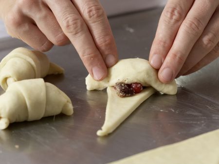 Johannisbeer-Bananen-Hörnchen Zubereitung Schritt 9 Johannisbeer-Bananen-Hörnchen Zubereitung Schritt 9