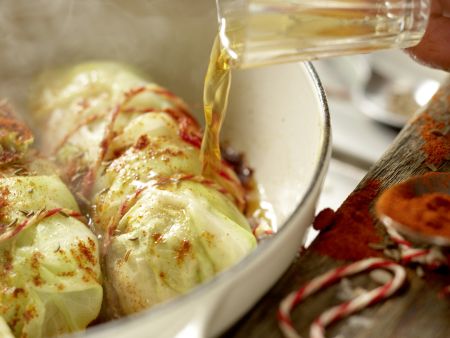 Kalbfleisch-Kohlrouladen – smarter Zubereitung Schritt 9 Kalbfleisch-Kohlrouladen – smarter Zubereitung Schritt 9