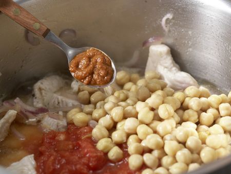 Kichererbsen-Tomaten-Ragout Zubereitung Schritt 5 Kichererbsen-Tomaten-Ragout Zubereitung Schritt 5