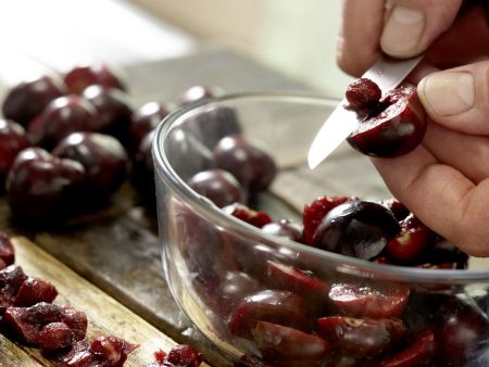 Kirschmarmelade Zubereitung Schritt 2 Kirschmarmelade Zubereitung Schritt 2