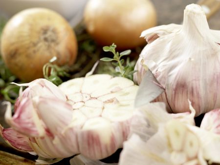 Knoblauchsuppe Zubereitung Schritt 1 Knoblauchsuppe Zubereitung Schritt 1