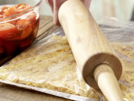 Knusperfisch mit Tomaten-Brot-Salat Zubereitung Schritt 4 Knusperfisch mit Tomaten-Brot-Salat Zubereitung Schritt 4