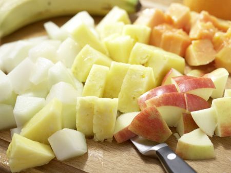 Kokos-Milchreis mit Obstsalat Zubereitung Schritt 4 Kokos-Milchreis mit Obstsalat Zubereitung Schritt 4