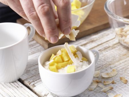 Kokos-Milchreis Zubereitung Schritt 5 Kokos-Milchreis Zubereitung Schritt 5