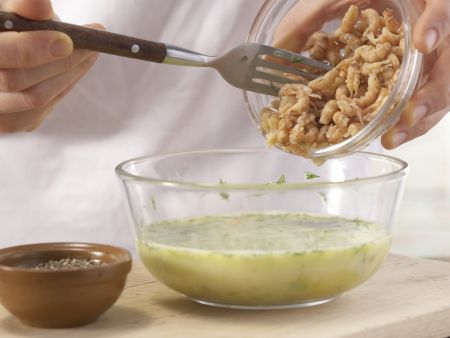 Krabbenrührei Zubereitung Schritt 4 Krabbenrührei Zubereitung Schritt 4